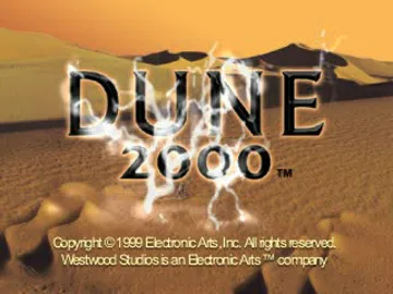 Dune 2000 (US) screen shot title